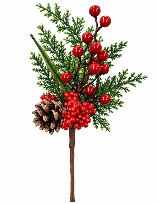 Adorno De Navidad Muerdago C/Pino  24121A