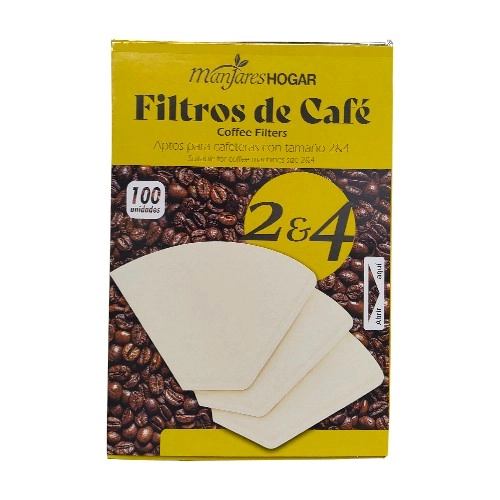 Manjares Hogar Filtros Para Cafe 100/1
