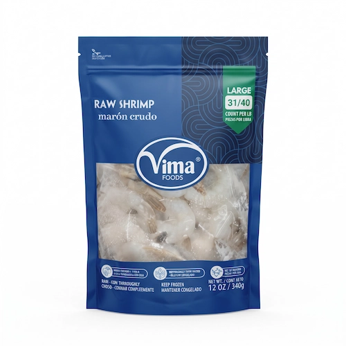 Vima Camaron Crudo 31/40 Paq. 12 Oz