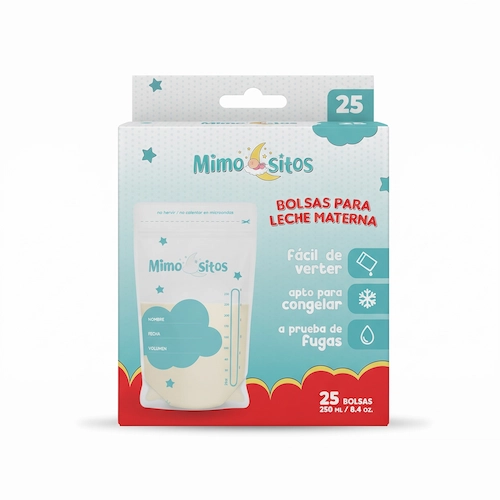 Mimositos Bolsas Para Leche Materna 250 Ml 25/1