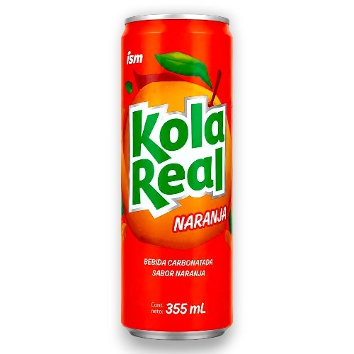 Kola Real Lata Naranja 355 Ml