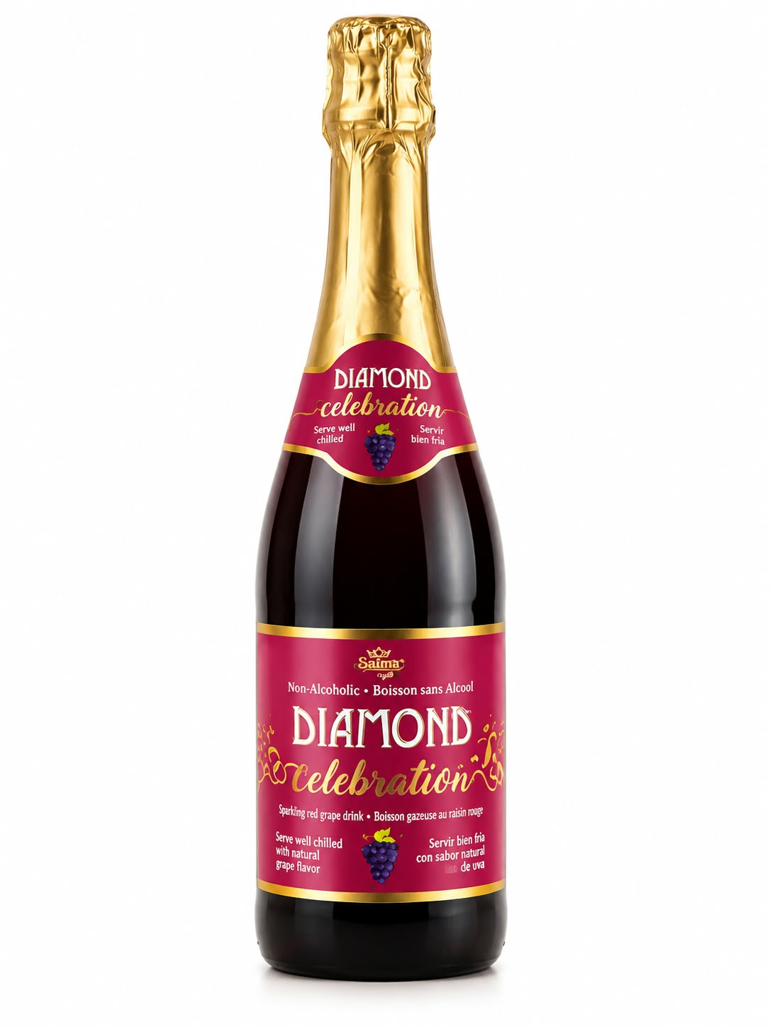Diamond Celebration Sidra S/Alcohol Red Grape 750 Ml