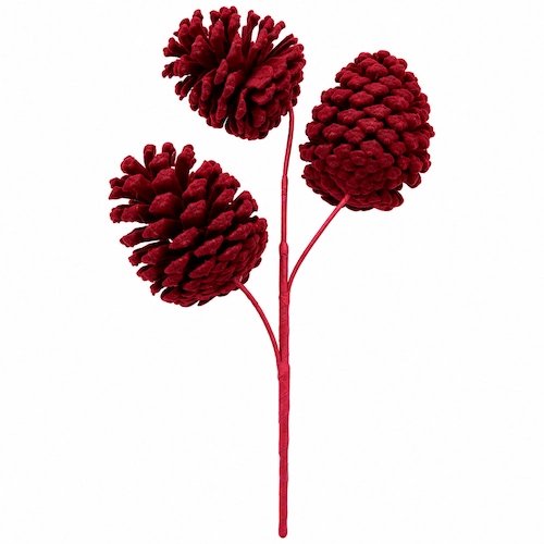 Adorno De Navidad Piña Roja 648R