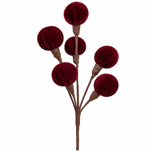 Adorno De Navidad Tipo Bolas Rojas 2554